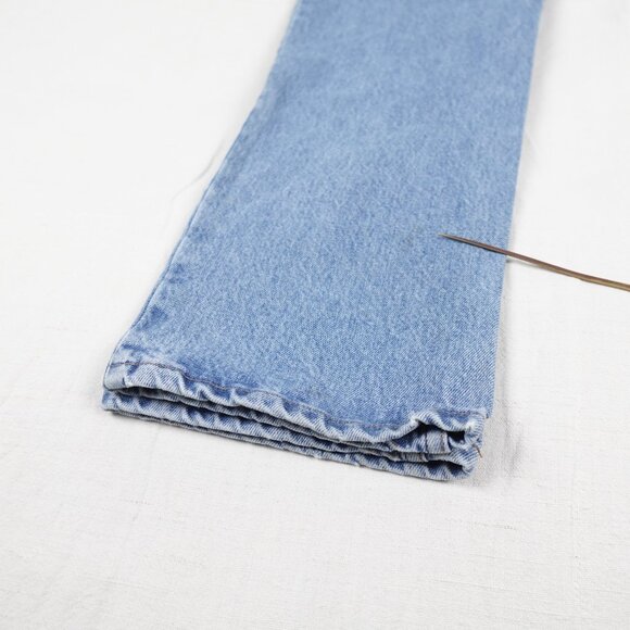 Vintage 90s Ikeda Relaxed Fit Tapered Leg Jeans Men's 32x32 Made in Canada - Picture 10 of 10